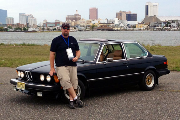 JT Burkard and his 1977 BMW 320i